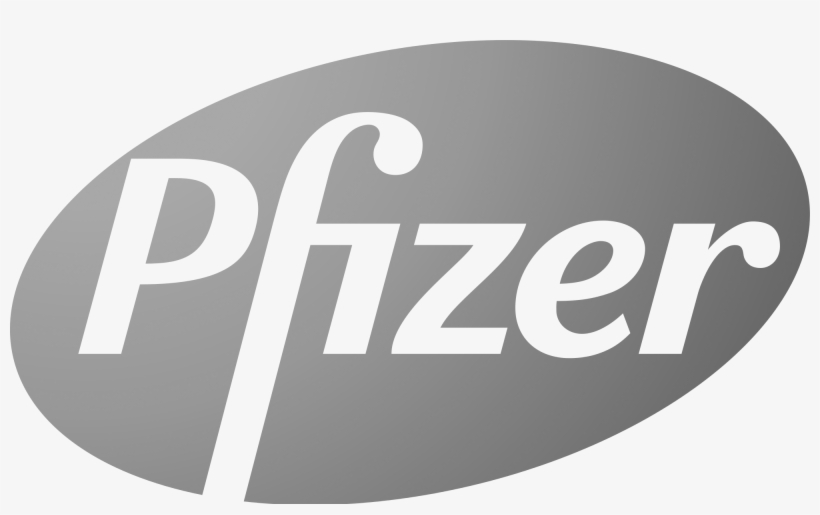 Pfizer Grey Logo - Pfizer New, transparent png #2407016