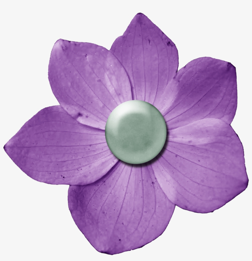 Dark Purple Flower - Dark Pink Flowers Png, transparent png #2407103