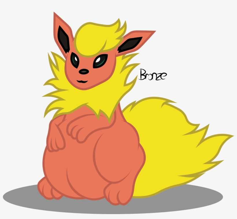 Flareon - Pokemon Flareon Is Fat, transparent png #2407190