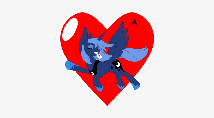 Happy Valentines Day/hearts And Hooves Day 2017 - Valentines Day Princess Luna, transparent png #2407249