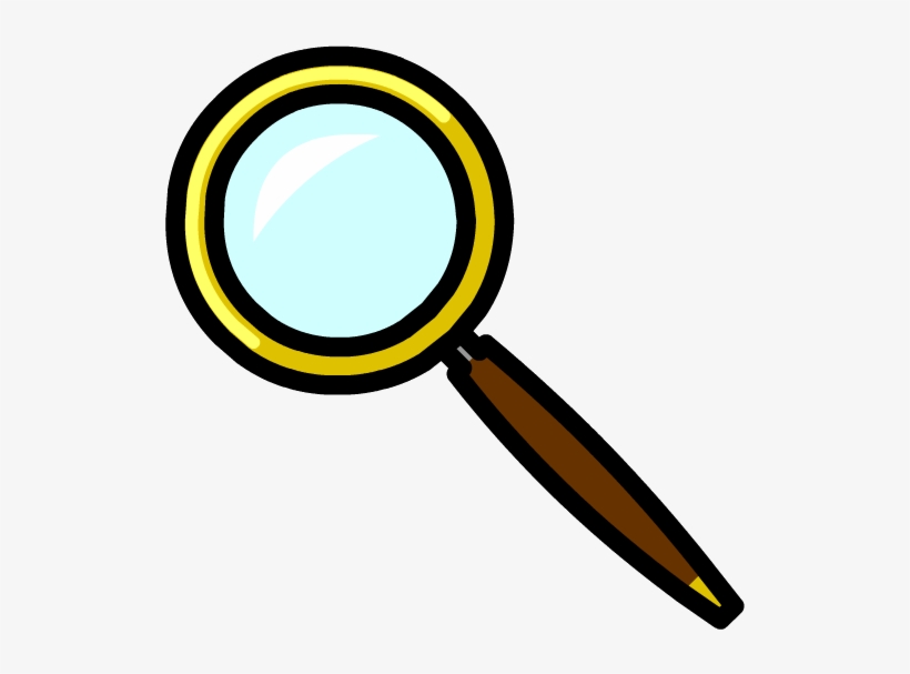 10, August 27, 2010 - Club Penguin Magnifying Glass, transparent png #2407747