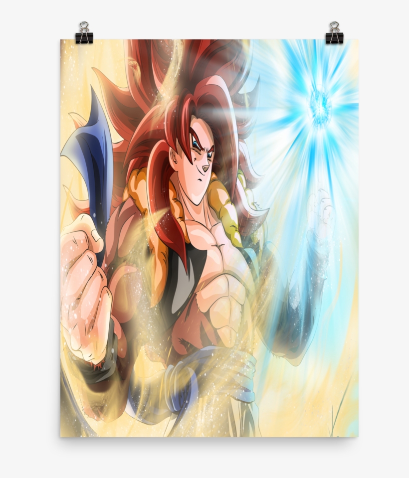 Ss4 Gogeta Poster - Dragon Ball, transparent png #2408248
