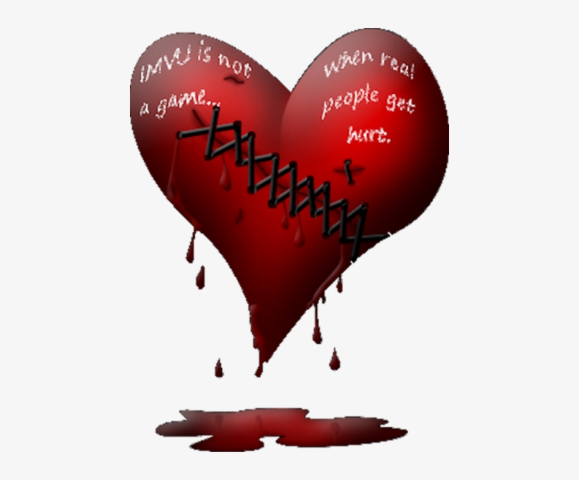 Share This Image - Heart With Blood Png, transparent png #2408339