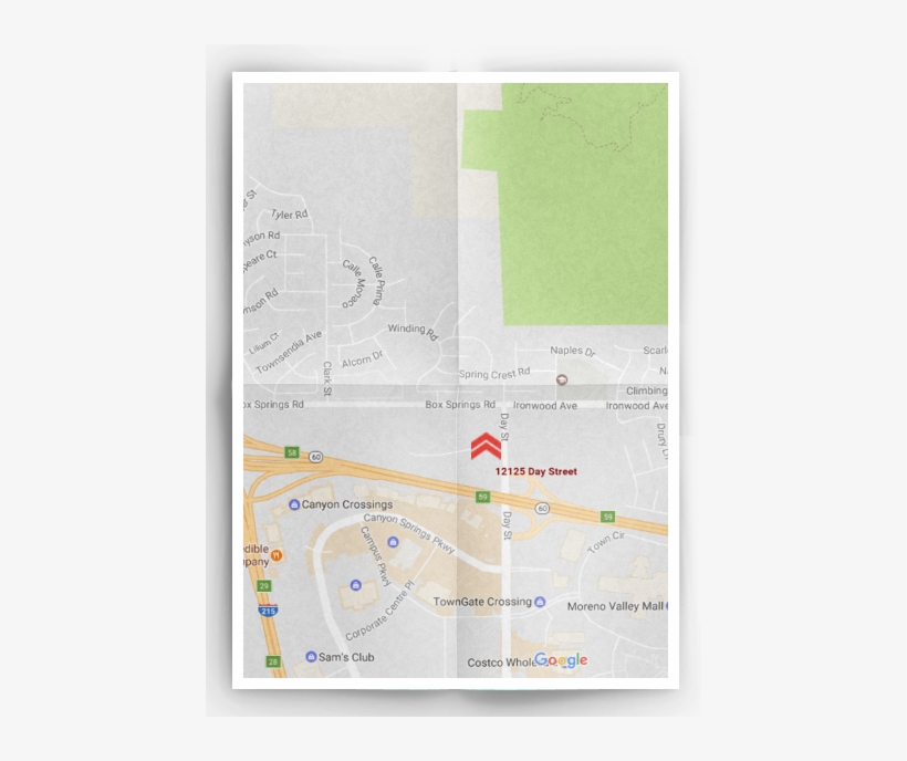 Folded Map - Map, transparent png #2408477