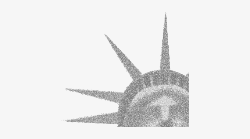 Old-style Us Wall Maps Did Not Illustrate Basic Us - Statue Of Liberty Crown Png, transparent png #2408503