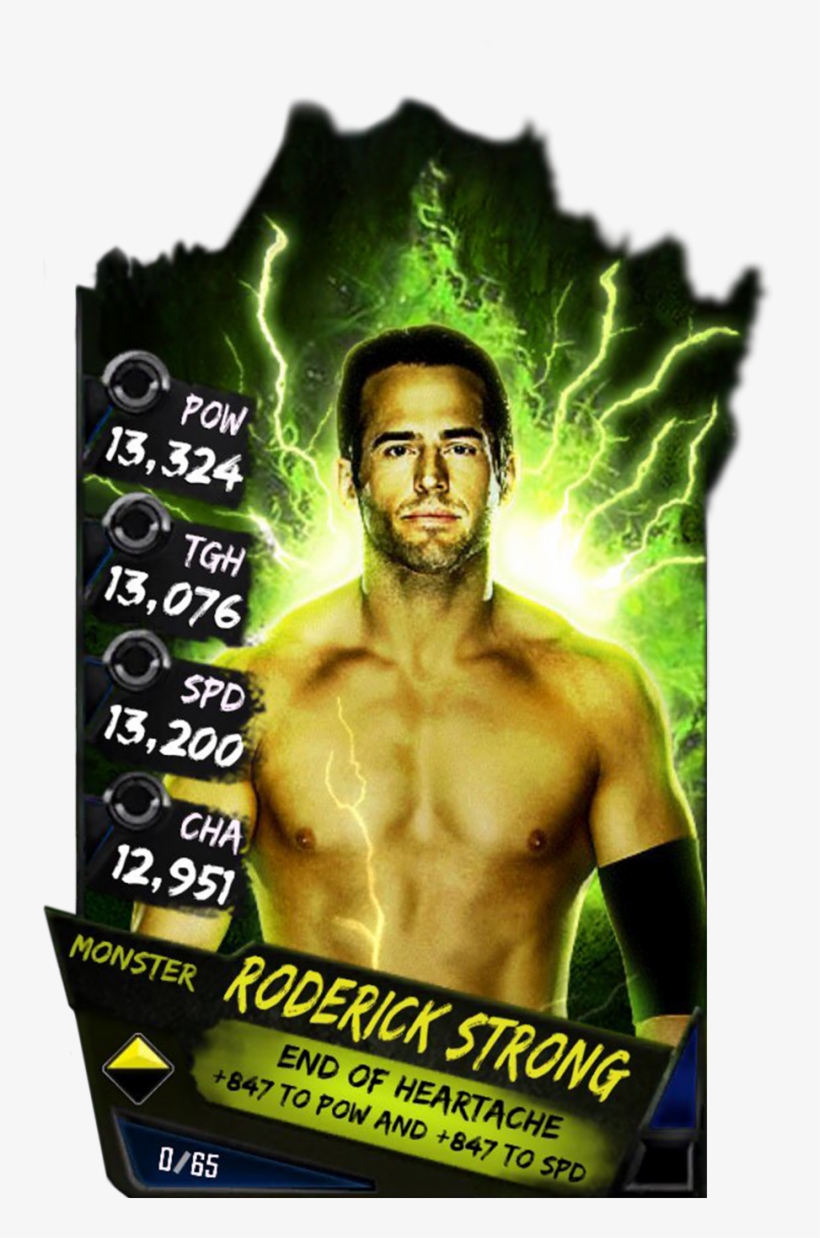 Supercard Roderickstrong S4 17 Monster - Wwe Supercard Monster Cards, transparent png #2408954