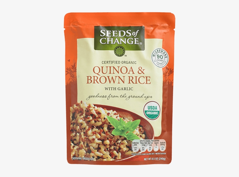 Quinoa & Brown Rice - Seeds Of Change - Organic Quinoa And Brown Rice - 8.5, transparent png #2409004