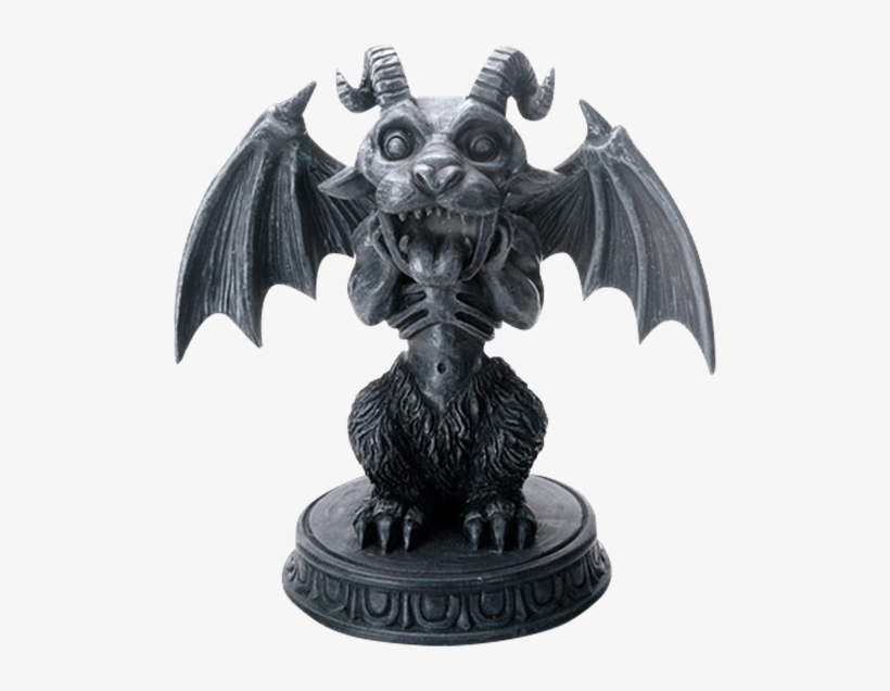 Screaming Gargoyle - Ebros Gift Screaming Gargoyle Figurine On Pedestal, transparent png #2409469
