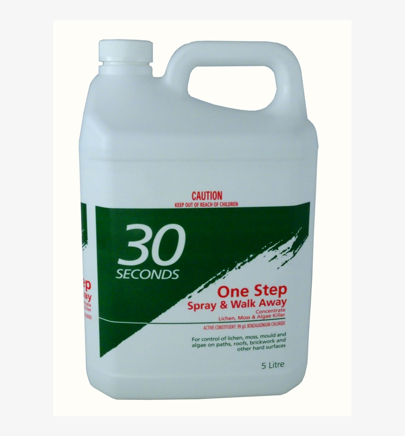 30 Seconds 5l Spray & Walk Away Concentrate - Spray And Walk Away Bottle, transparent png #2409589