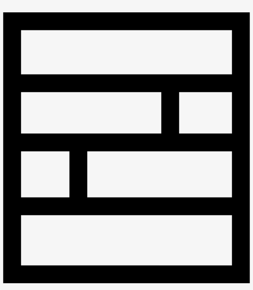 Bricks Pattern Square Button Interface Symbol Comments - Pattern, transparent png #2409590