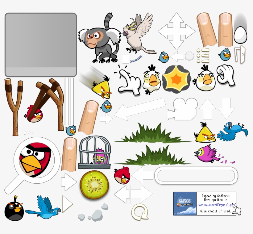 Tutorials - Angry Birds Rio Sprites, transparent png #2409707