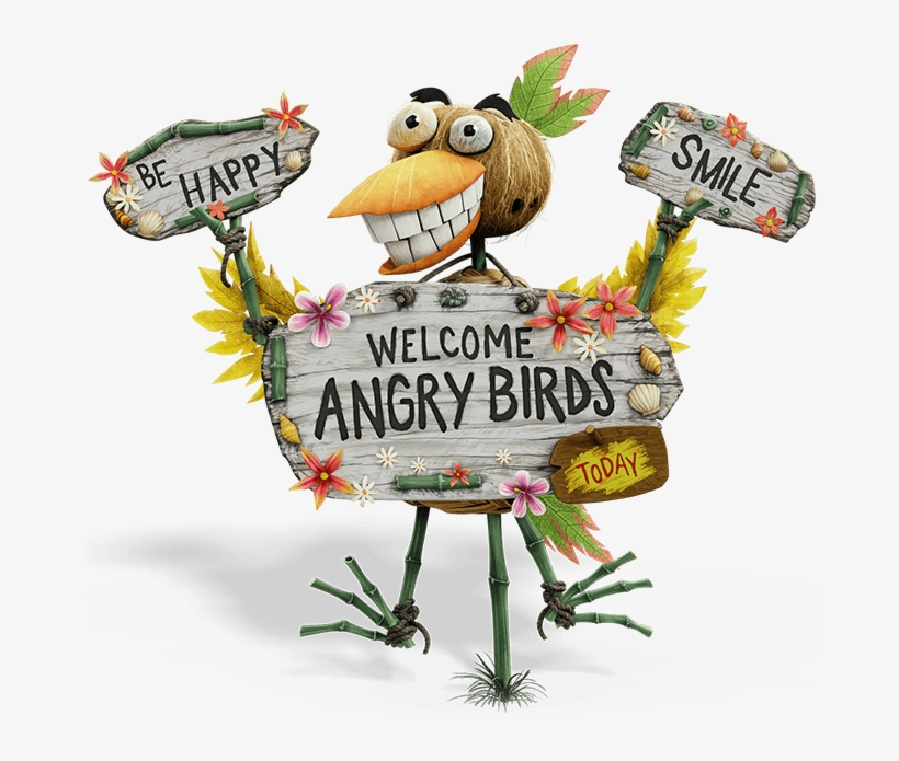 Welcome Angry Birds - Angry Birds Bird Island, transparent png #2409711