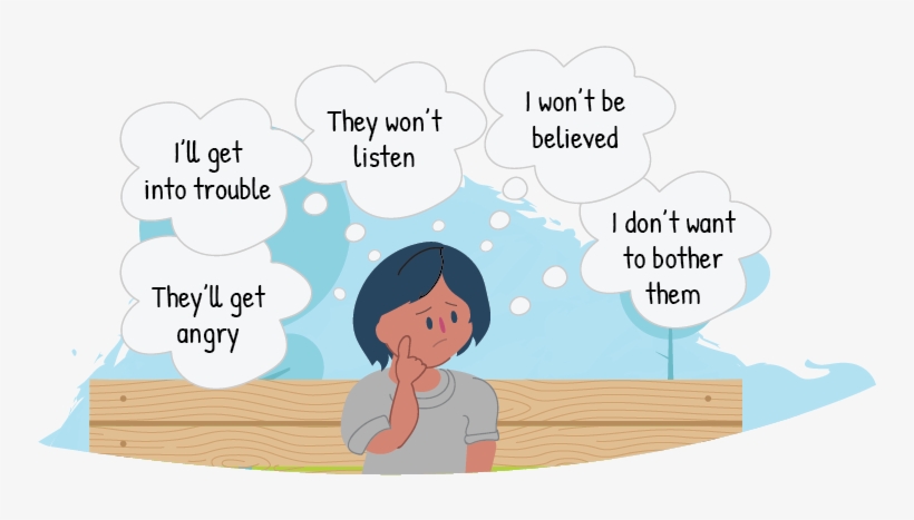 Kid Surrounded By Thought Bubbles - Thought, transparent png #2409798