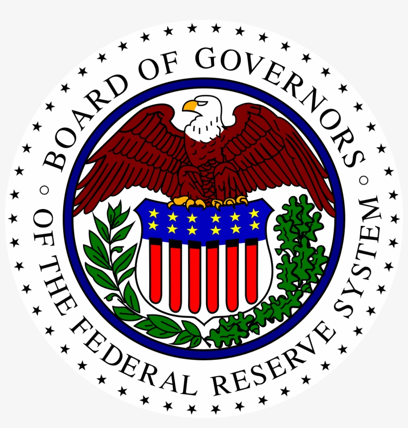 Seal Of The United States Federal Reserve Board - Central Bank Usa Logo, transparent png #2410542