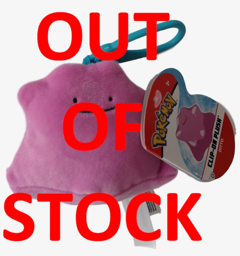 Official Pokemon Clip On Plush - Heart, transparent png #2410663