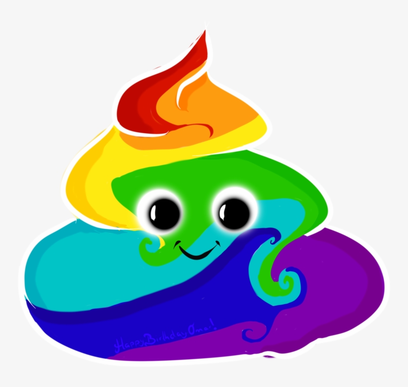 15 Rainbow Poop Emoji Png For Free Download On Mbtskoudsalg - Pile Of Poo Emoji, transparent png #2410683