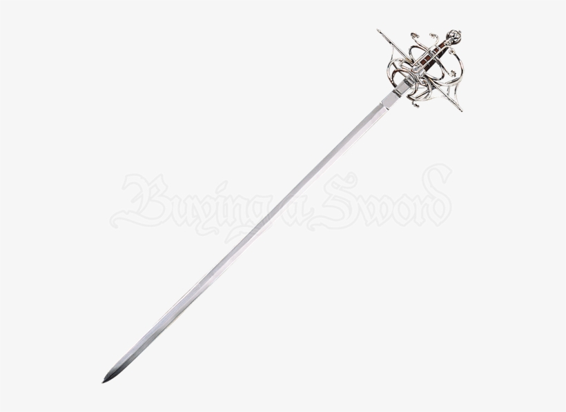 Brass Crown Basket Rapier - Sabre, transparent png #2410748