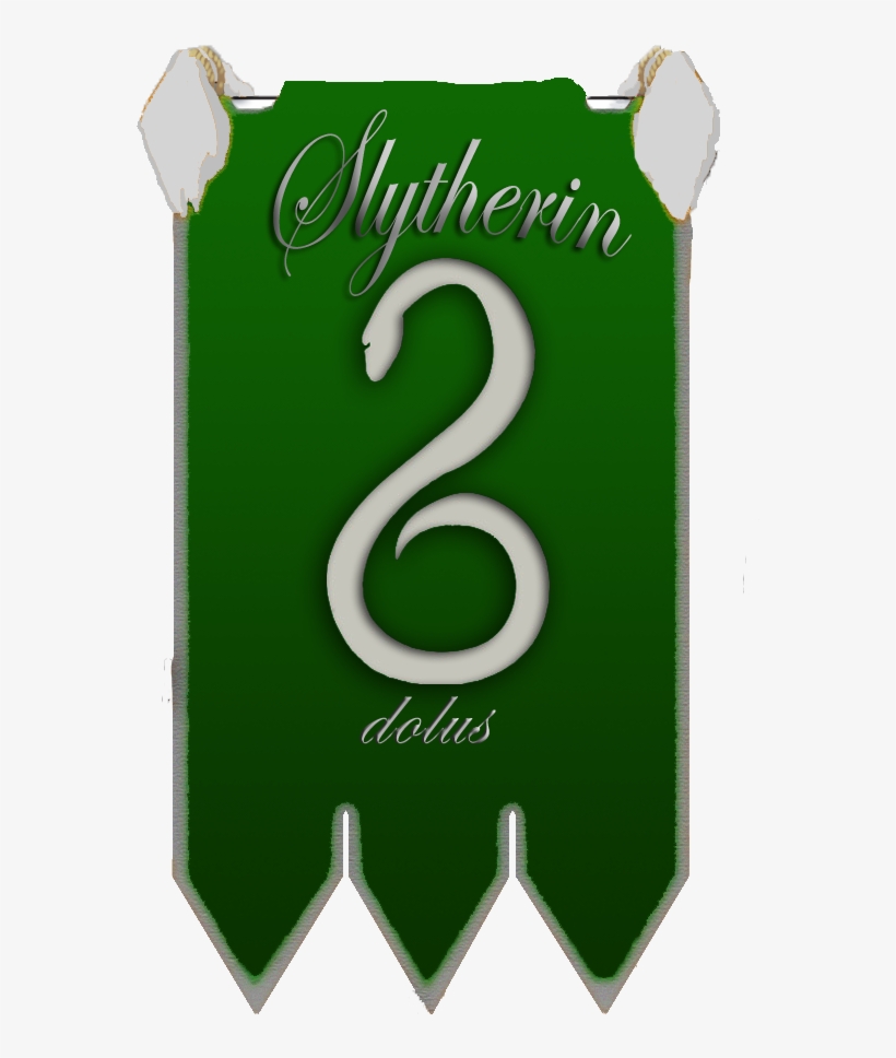 Slytherinbanner - Sign, transparent png #2410997