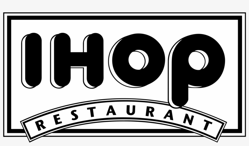 Ihop Logo Png Transparent - Ihop Logo Black And White, transparent png #2411563