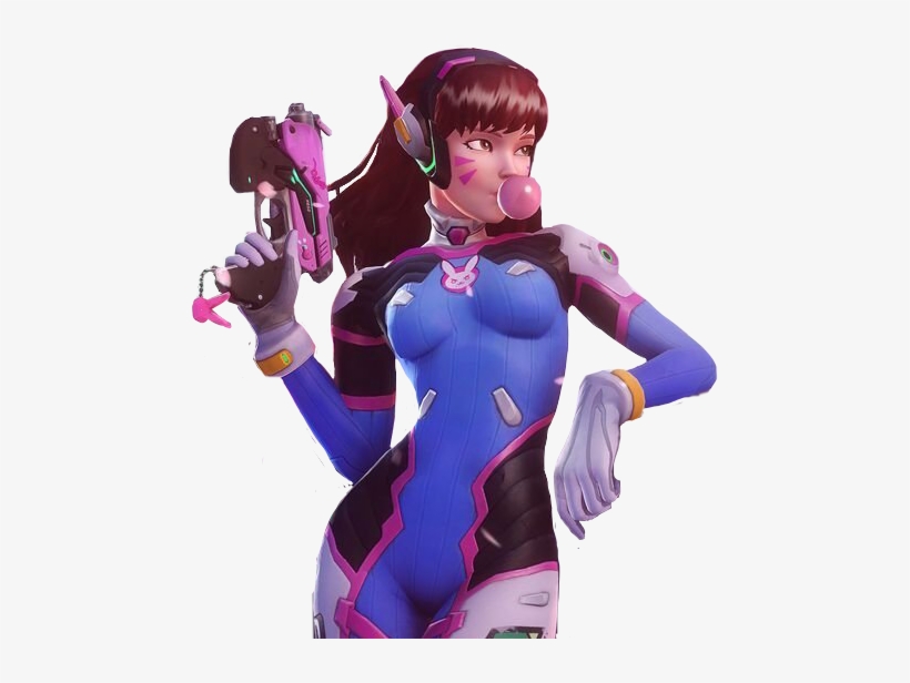 Dva Overwatch Girl Gaming Gamergirl Waifu Cute Freetoed - Overwatch Ow Game Cosplay D.va Hana Song Costume Halloween, transparent png #2411920