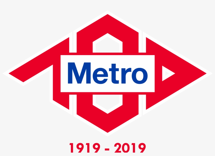 Logo Metro De Madrid - Nuevo Logo Metro Madrid, transparent png #2412630