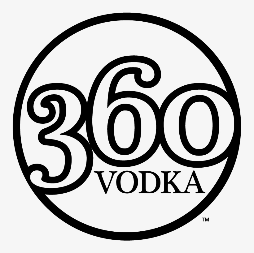 360 Vodka Logo Black, transparent png #2412827