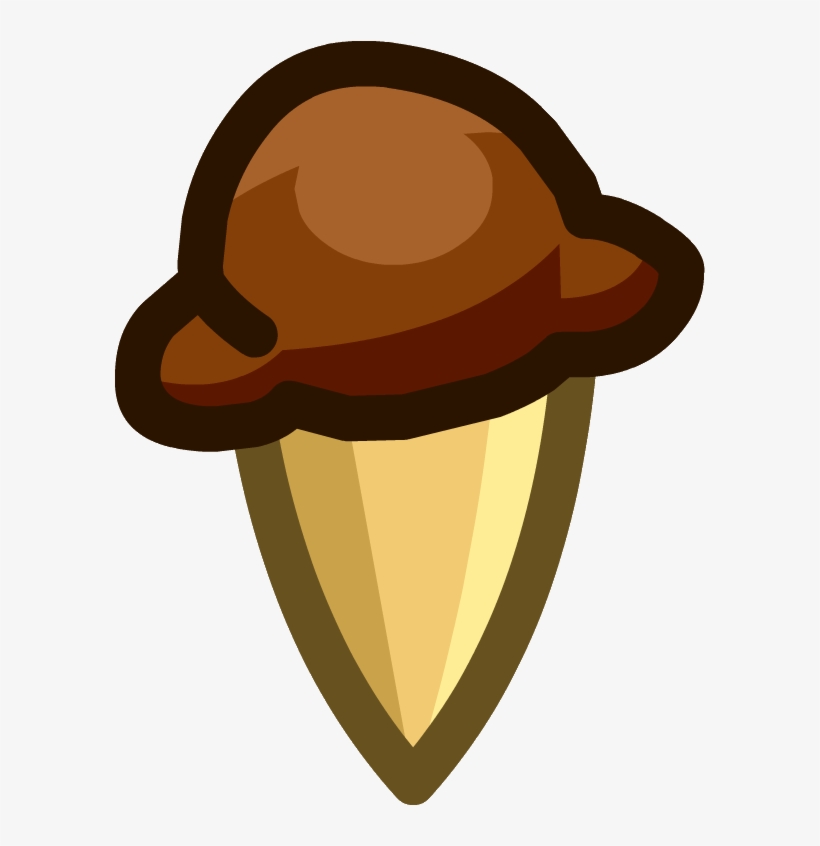 Chocolate Ice Cream Emoticon - Chocolate Ice Cream Icon, transparent png #2412909