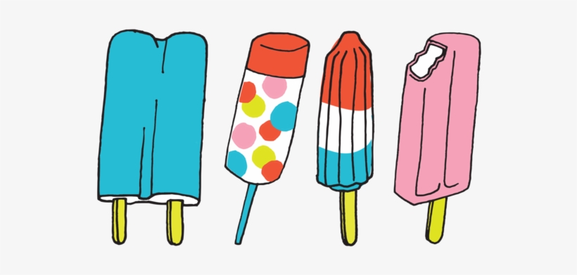 Popsicles - Tattly Temporary Tattoos Premier Set, transparent png #2413148