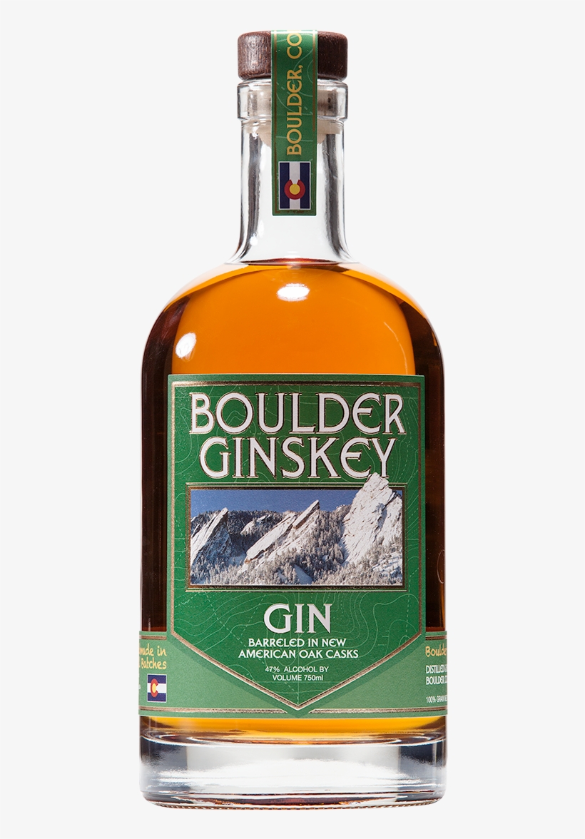 Boulder Ginskey Barrel Aged Gin - Roundhouse Spirits Barrel Aged Gin, transparent png #2413290
