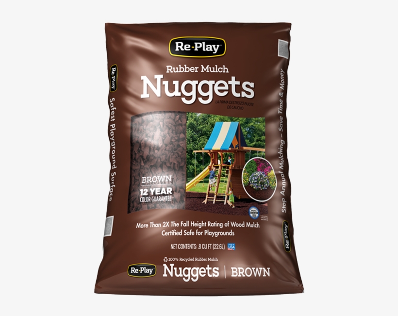Re-play Nugget Mulch - International Mulch Rubber Mulch, transparent png #2413432