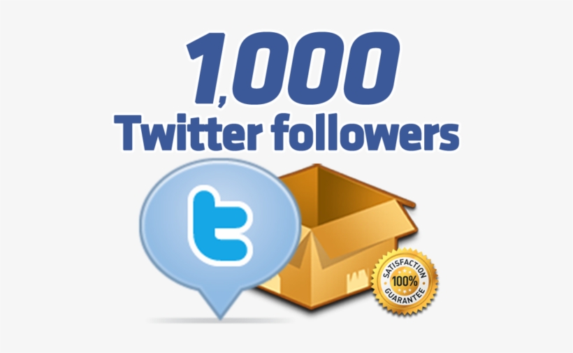 Follow Me On Seoclerks For 1,000 Twitter - 1000 Twitter Followers, transparent png #2413972