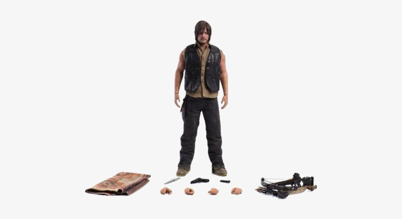 The Walking Dead Daryl Dixon 1/6 Scale Figure - Daryl Dixon Action Figure, transparent png #2414165