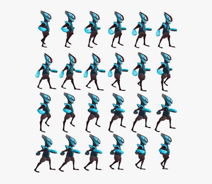 Blob Game - Walking Character Game Sprite Sheet, transparent png #2414303