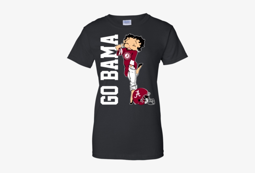 Alabama Crimson Tide Betty Boop T-shirt - Pug In Supreme Shirt, transparent png #2414379