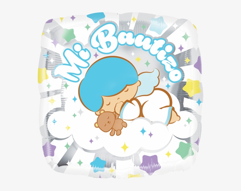 Mi Bautizo Angelito Azul 9 Pulgadas Globo Metálico - Inch, transparent png #2414441