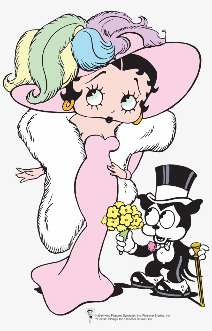 Betty In Easter Bonnet - Betty Boop Coloring Pages, transparent png #2414474