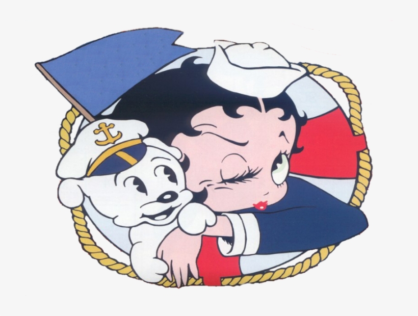 Ss Betty Boop - Betty Boop Goodnight Kiss Poly 20x28 Pillow Case White, transparent png #2414765