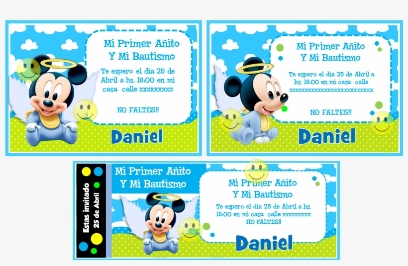 Invitacion Giratoria - Baby Disney, transparent png #2414794