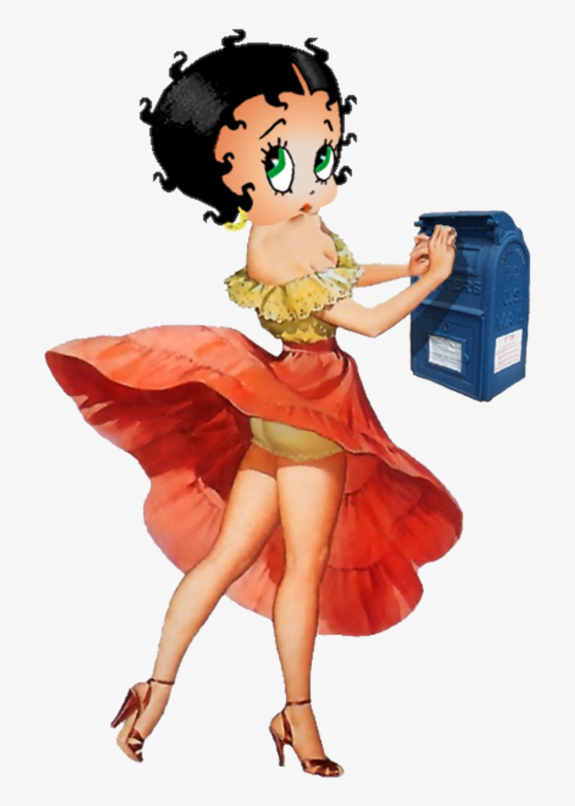 Betty Boop Post It Photo Bettybooppost It - 50's & 60's Pinup, transparent png #2414849