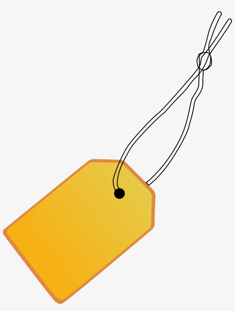 Label With String Vector Clipart Image - Label Clip Art, transparent png #2414952