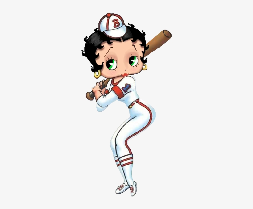 Baseball Visiting Team Photo - Play Ball Betty Boop, transparent png #2414975