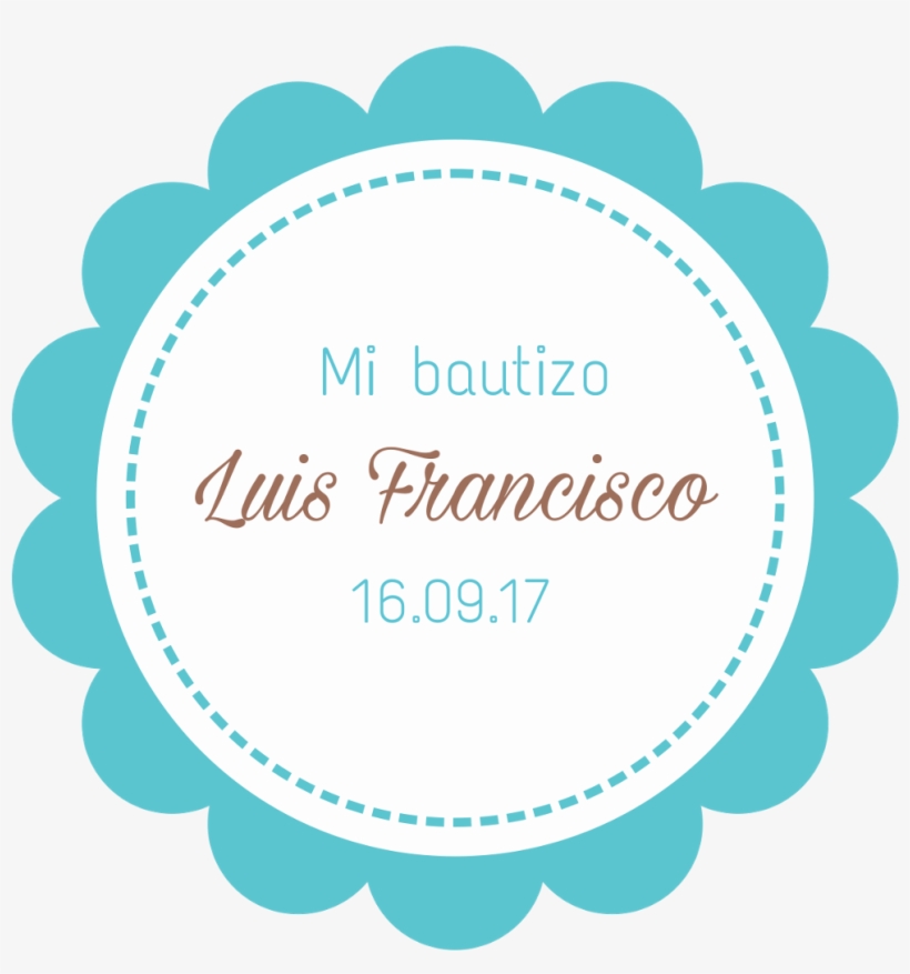 Baby Babyshower Bautizo Etiqueta Azul Bebé Celebration - Fondos Para Etiquetas De Bautizo, transparent png #2415047