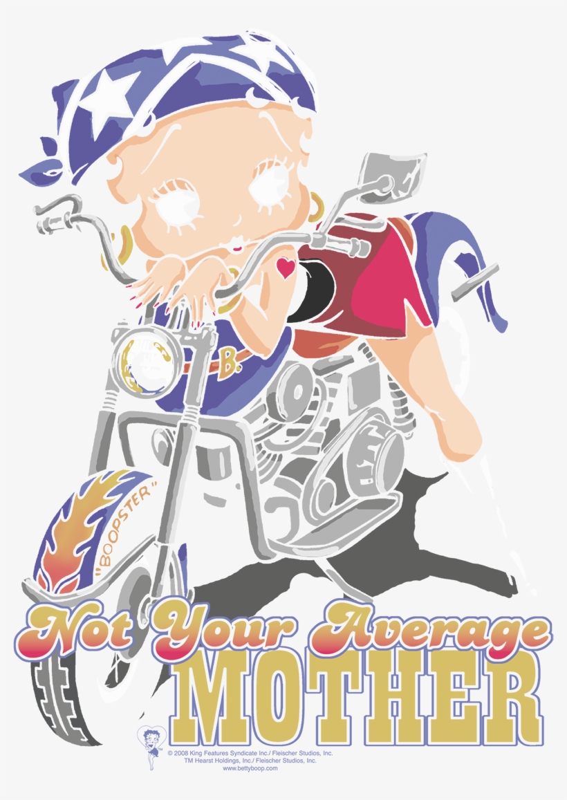 Betty Boop Not Your Average Mother Juniors Tank Sons - Cartoon, transparent png #2415048