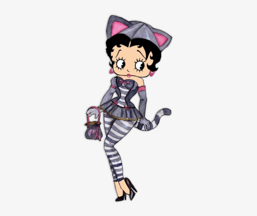 Betty Boop Cat Woman - Betty Boop, transparent png #2415100