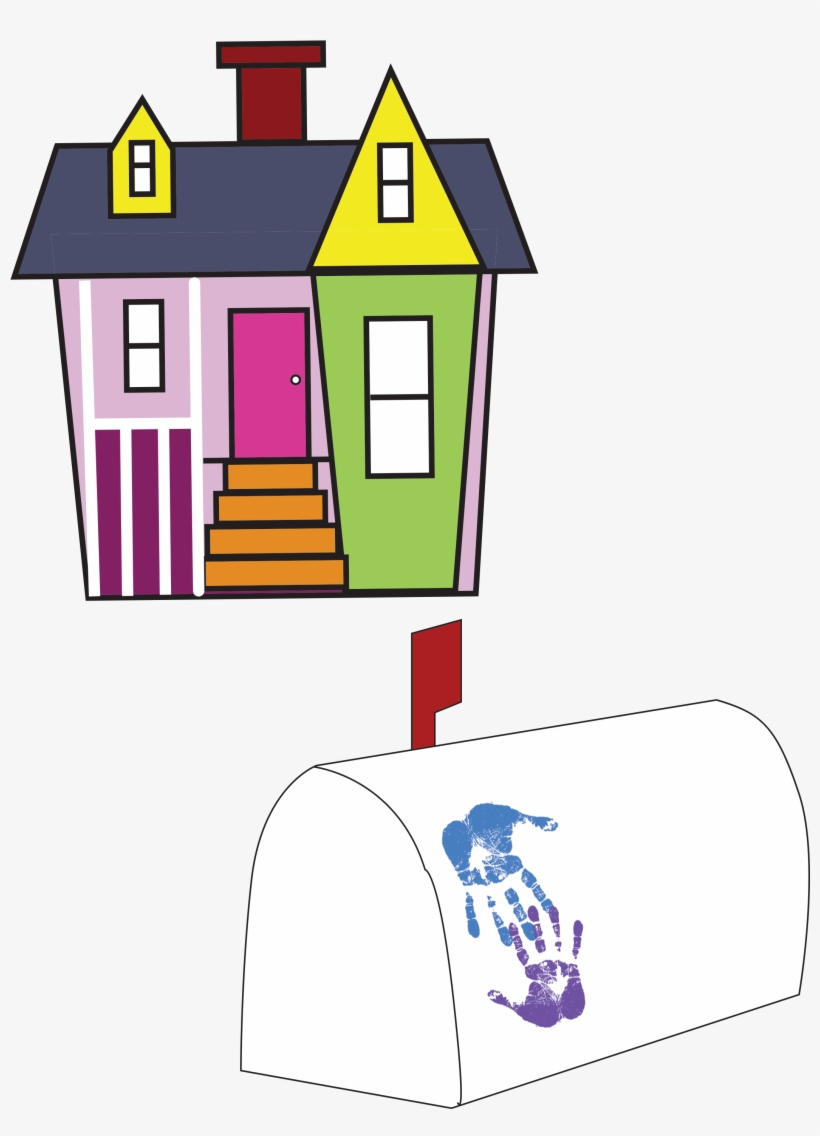 Up House Printable Download - Up Movie Care Package, transparent png #2415552