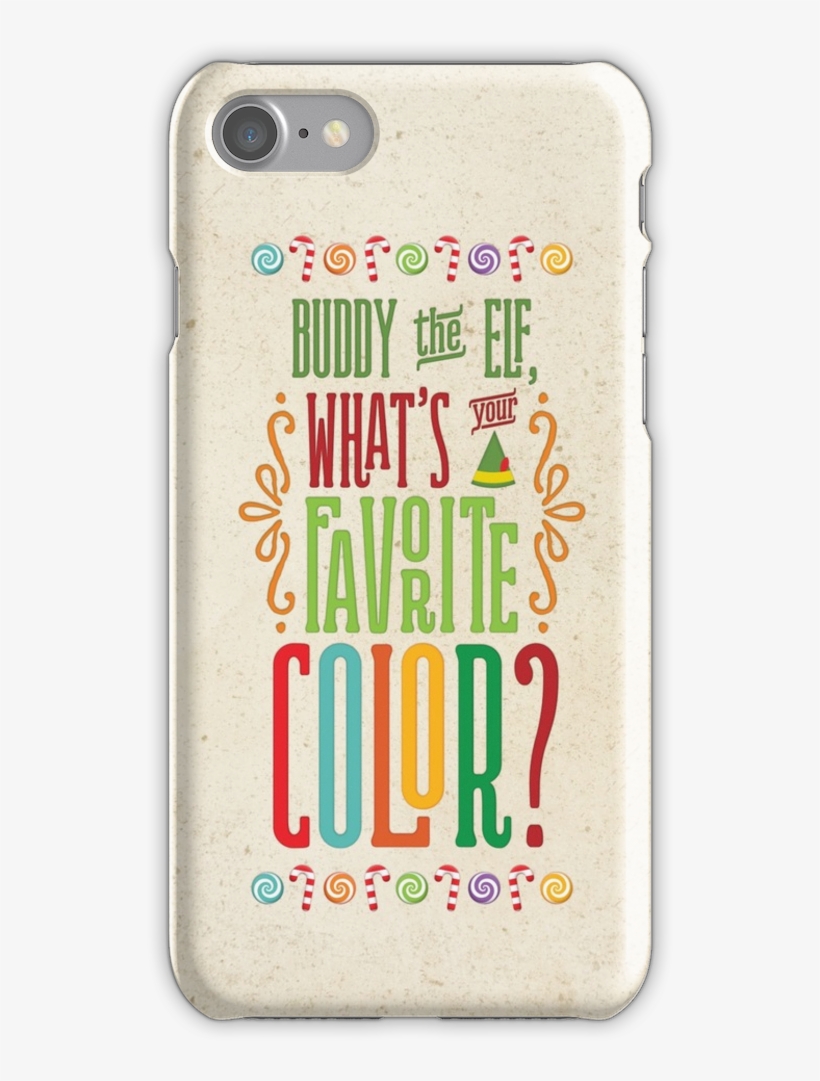 Buddy The Elf - Buddy The Elf, What's Your Favorite Color? Art Print, transparent png #2415557