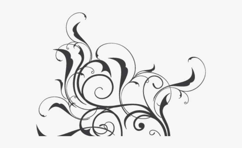 Butterfly Flourish Hi - Flourish Png, transparent png #2415726