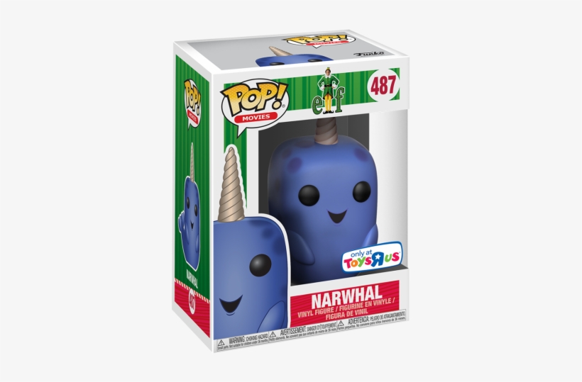 Narwhal Clipart Buddy The Elf - Funko Elf - Narwhal Pop! Vinyl Figure, transparent png #2415922
