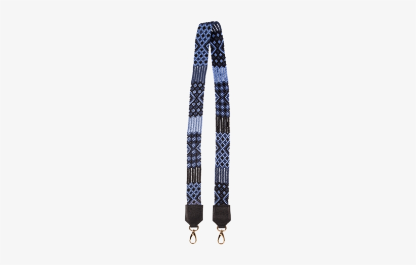 Black/blue Woven Shoulder Strap - Shoulder Strap, transparent png #2416277