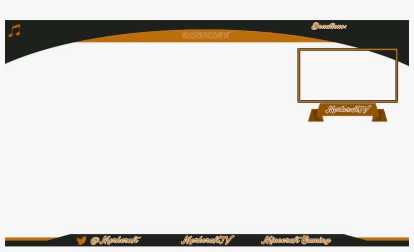 Cool Twitch Overlays No Facecam, transparent png #2416539